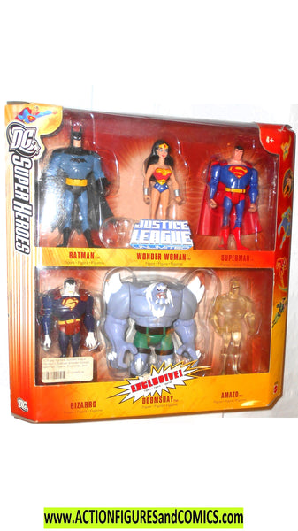 Justice league unlimited DOOMSDAY 6 pack dc universe mib moc –  ActionFiguresandComics