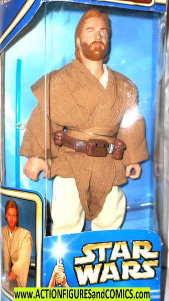 star wars action figures OBI WAN KENOBI 2002 12 inch 100 Moc