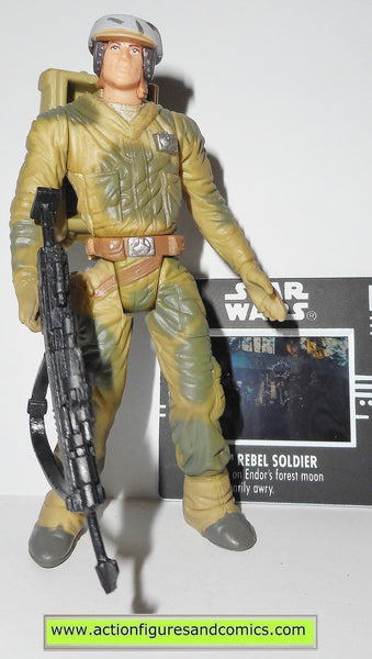 star wars action figures ENDOR REBEL SOLDIER freeze frame 1998