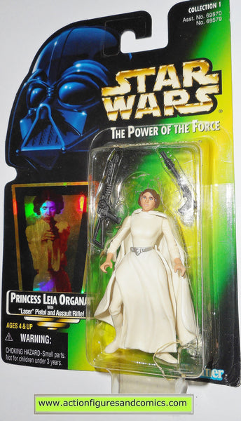 star wars action figures PRINCESS LEIA ORGANA green card .01