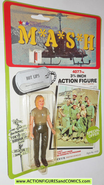 M*A*S*H* mash tv series action figures HOT LIPS 1982 moc action