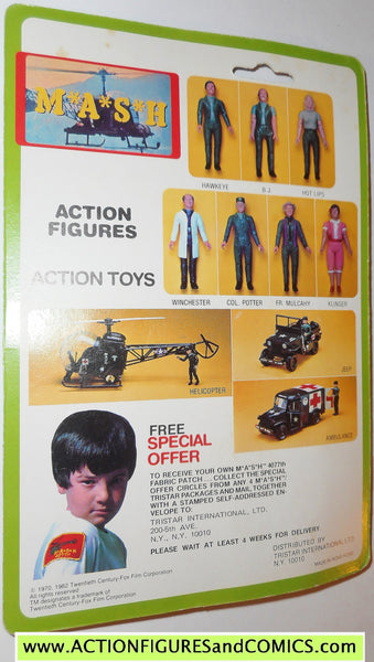 M*A*S*H* mash tv series action figures HOT LIPS 1982 moc action