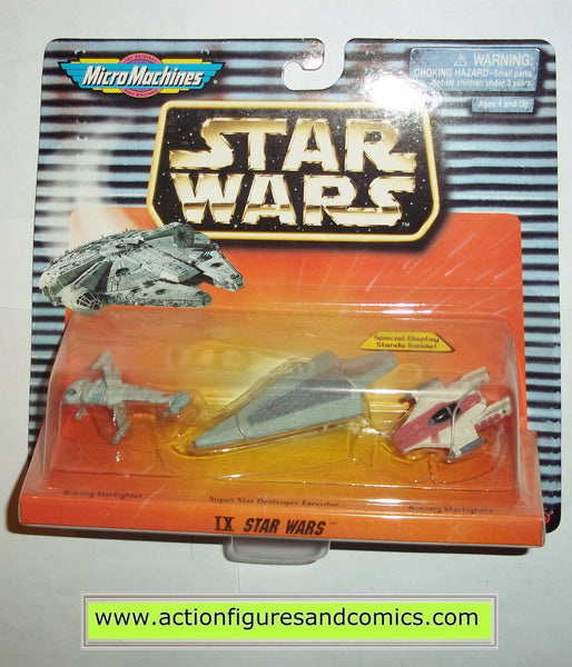 star wars micro machines IX 9 collection A WING SUPER STAR