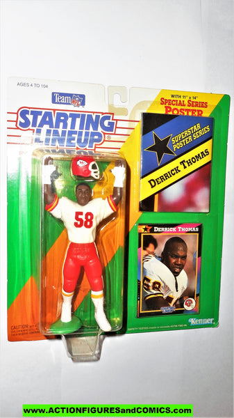 KC Chiefs NFL 1992 Derrick Thomas Rookie SLU Team Figure