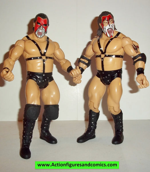 Wrestling WWE action figures DEMOLITION AX & SMASH classic