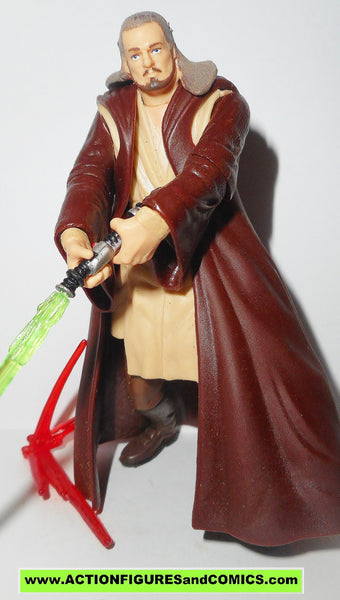 Star Wars Qui-Gon Jinn Red Lightsaber Hasbro 1999