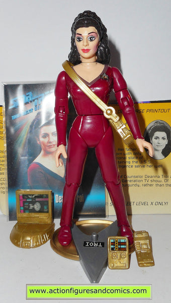 Star Trek COUNSELOR DEANNA TROI 1993 series 2 2nd season playmates complete  action figures