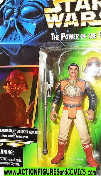 star wars action figures LANDO CALRISSIAN jabba's skiff guard potf