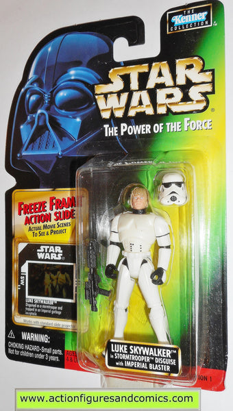 star wars action figures LUKE SKYWALKER stormtrooper freeze