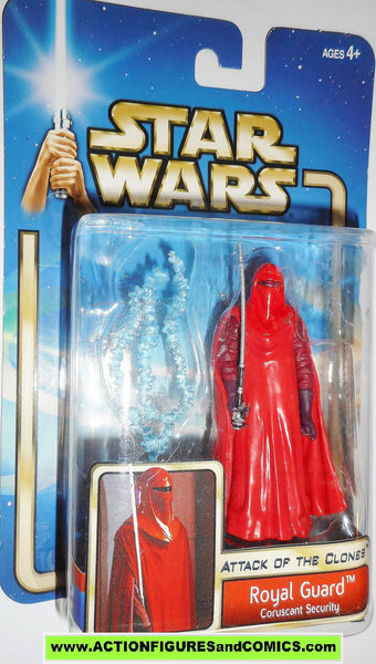 star wars action figures ROYAL GUARD emperor's 2002 Attack of the