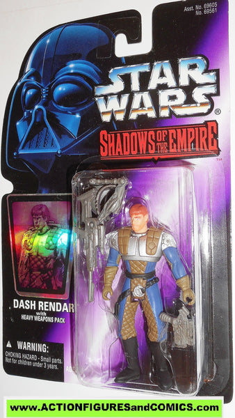 star wars action figures DASH RENDAR shadows of the empire moc