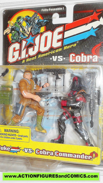 Gi joe DUKE COBRA COMMANDER ALLEY VIPER kmart vs cobra action