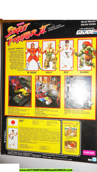 GI Joe 1993 Capcom Hasbro Street Fighter 2 Guile 12 Inch Sealed In Box.
