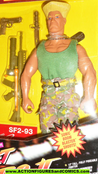 12 Inch Poseable Street fighter Colonel Guile Special Forces Commander New