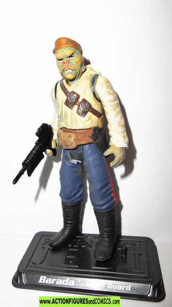 star wars action figures BARADA 2006 Saga #4 04 jabba skiff guard