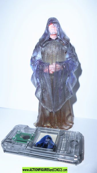 star wars action figures DARTH SIDIOUS HOLOGRAPHIC 1999