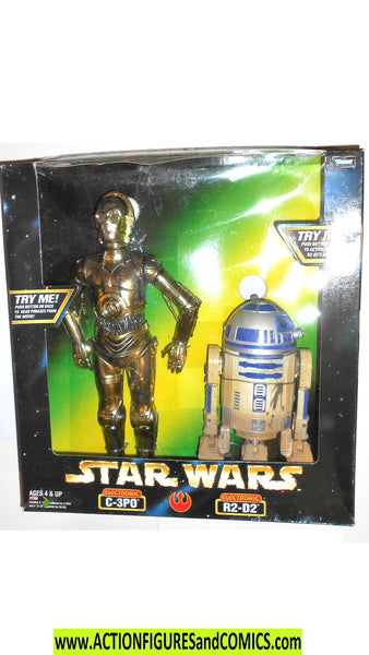 Star Wars Kenner C-3PO R2-D2 12 Inch Electronic Action Collection Figure Set deals 12