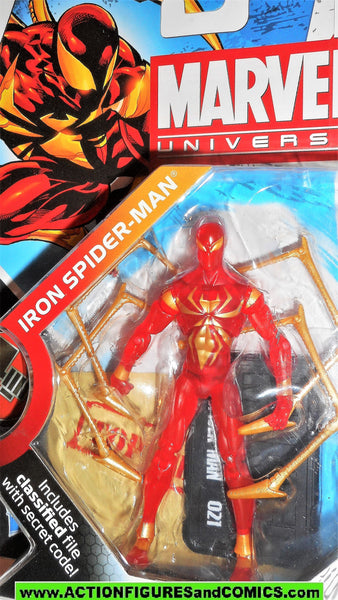 marvel universe IRON SPIDER-MAN translucent VARIANT series 2 21 moc –  ActionFiguresandComics