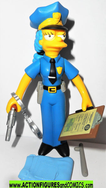 simpsons MARGE SIMPSON police officer series 7 2002 playmates