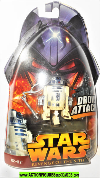 star wars action figures R2-D2 droid attack 7 2005 revenge of the sith –  ActionFiguresandComics