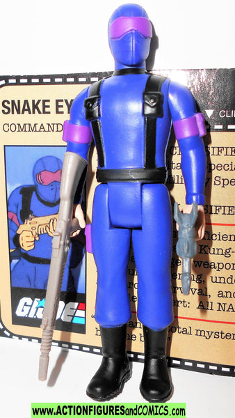 gi joe SNAKE EYES 2021 Reaction figures super7 cartoon animated