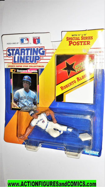 ROBERTO ALOMAR 1992 KENNER STARTING LINEUP CARD - TORONTO BLUE JAYS