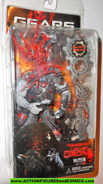 Gears of War HEADSHOT LOCUST DRONE Neca Player Select video game