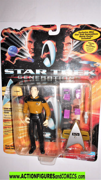 Star Trek DATA movie generations 1994 playmates action figure moc