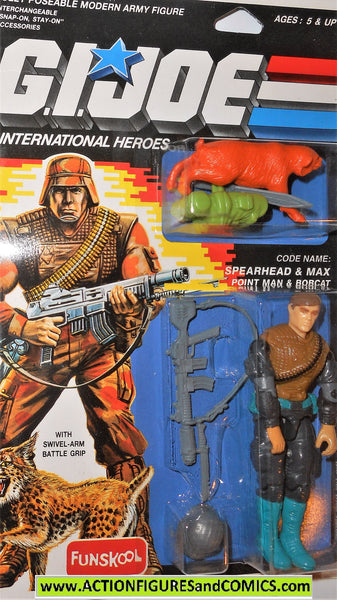 gi joe SPEARHEAD & MAX 1988 1999 funskool hasbro vintage g i