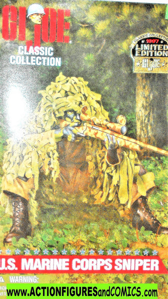 Gi joe US MARINE Corps SNIPER 12 inch 50th anniversary 1997