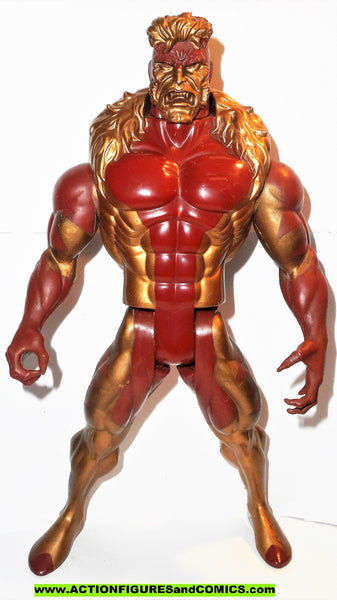 Marvel Universe Toy Biz SABRETOOTH 10 Inch GOLD X-men Animated Deluxe ...