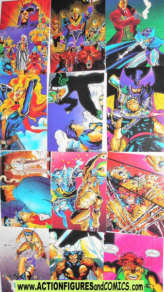 150+ 1991 Marvel Xmen X-Men Trading Cards Jim Lee Comic sold Images Lot