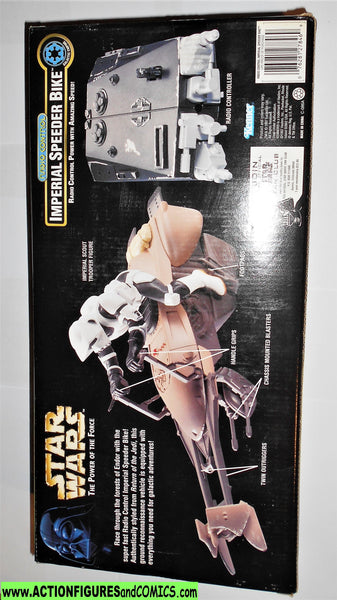 Star Wars Imperial speeder bike online RC remote control toy 1997 Kenner