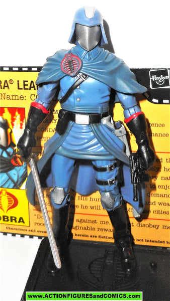 gi joe COBRA COMMANDER RESOLUTE v39 2008 25th anniversary action