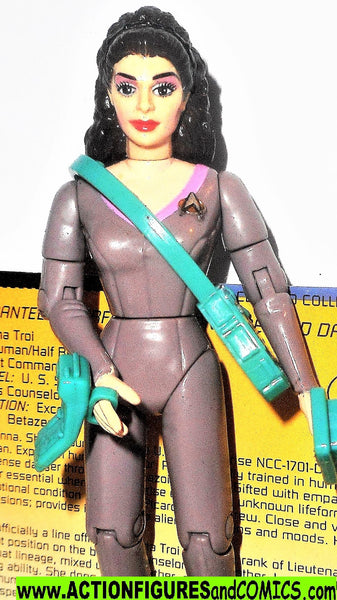 Star Trek COUNSELOR DEANNA TROI 1992 series 1 playmates complete