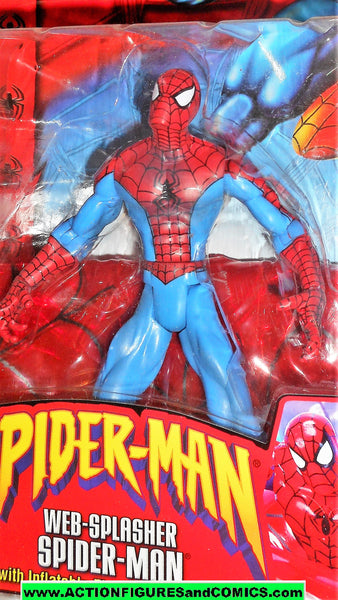 marvel legends SPIDER-MAN web splasher classics 2002 TOYBIZ