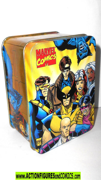 Marvel Comics Vintage Nabisco X-Men high quality Tin from 1994. Measures 4in x 3in x 2in