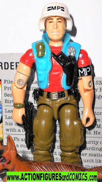 gi joe LAW & ORDER dog 1987 v1 vintage MP military police