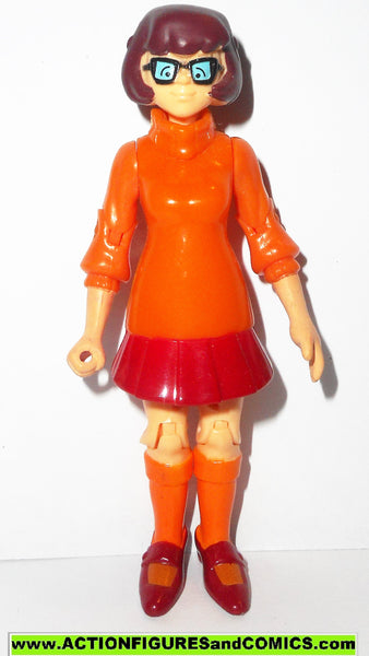 4.5 Velma Dinkley Scooby Doo Thinkway Action Figure Articulated Loose