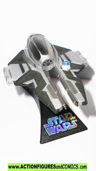 star wars titanium JEDI STARFIGHTER anakin skywalker's green