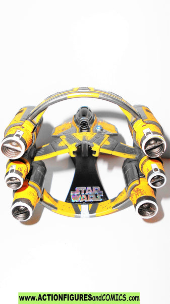 star wars titanium JEDI STARFIGHTER anakin yellow HYPER RING 2009