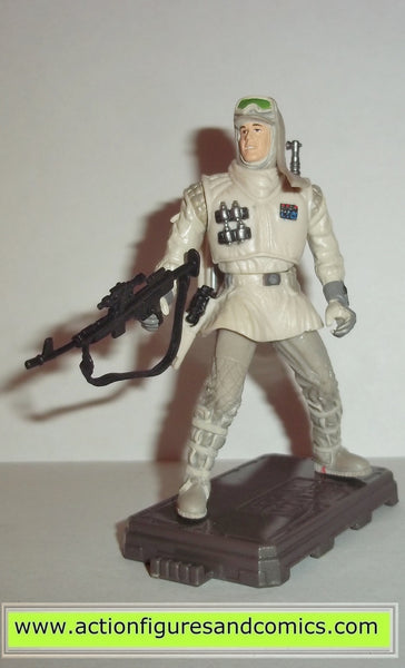 Star Wars Action Figures Hoth Trooper Hoth Evacuation 2003 Complete At 