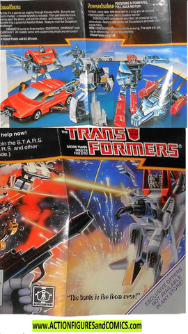 Transformers 1984 mail away INSERT PRODUCT Catalogue g1