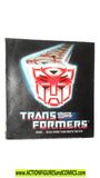 Transformers 1988 PRODUCT Catalogue g1 insert pamphlet