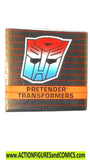 Transformers 1988 PRODUCT Catalogue uk g1 insert pamphlet