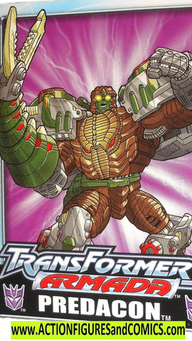 Transformers PREDACON 2003 Armada Sticker Trading 2002