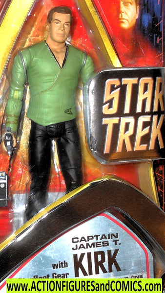 Star Trek CAPTAIN KIRK green shirt 2003 art asylum – ActionFiguresandComics