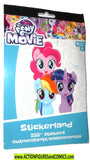 my little pony STICKERLAND 2015 295+ stickers moc mib