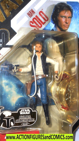 star wars action figures HAN SOLO gunner station 30th gold