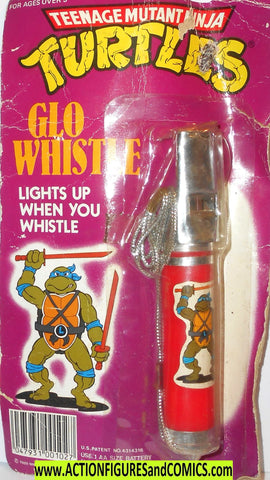 teenage mutant ninja turtles GLO WHISTLE 1989 vintage moc